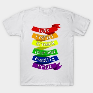 Rainbow meanings T-Shirt